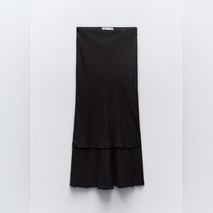 NWOT Zara linen maxi skirt